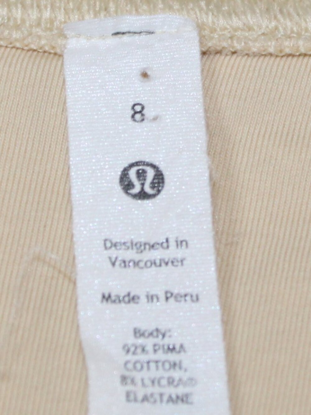 Lululemon women's dress size 8 prosecco yellow knee length wrap top tie front sh - Picture 7 of 10